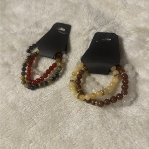 Elegant Beaded Bracelet Set